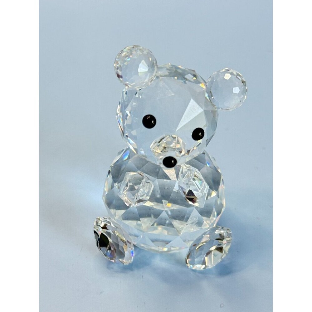 Retired Swarovski Silver Crystal Large Bear A 7637 NR 075 000 with Original Box - Picture 3 of 9